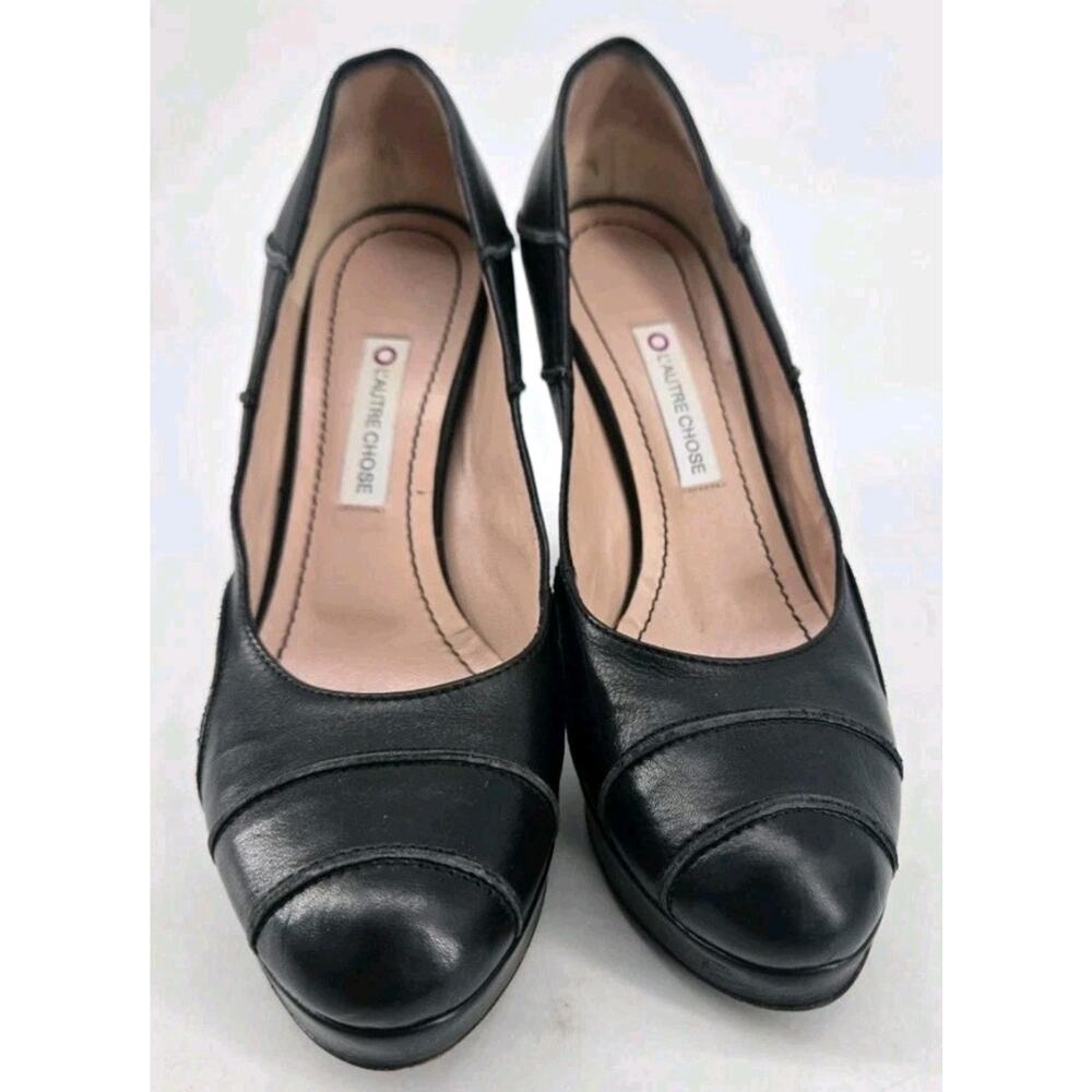 Whimsigoth Italian Leather Closed Toe Shoes Pumps Heels L'autre Chose Sz 6.5 - Picture 3 of 12